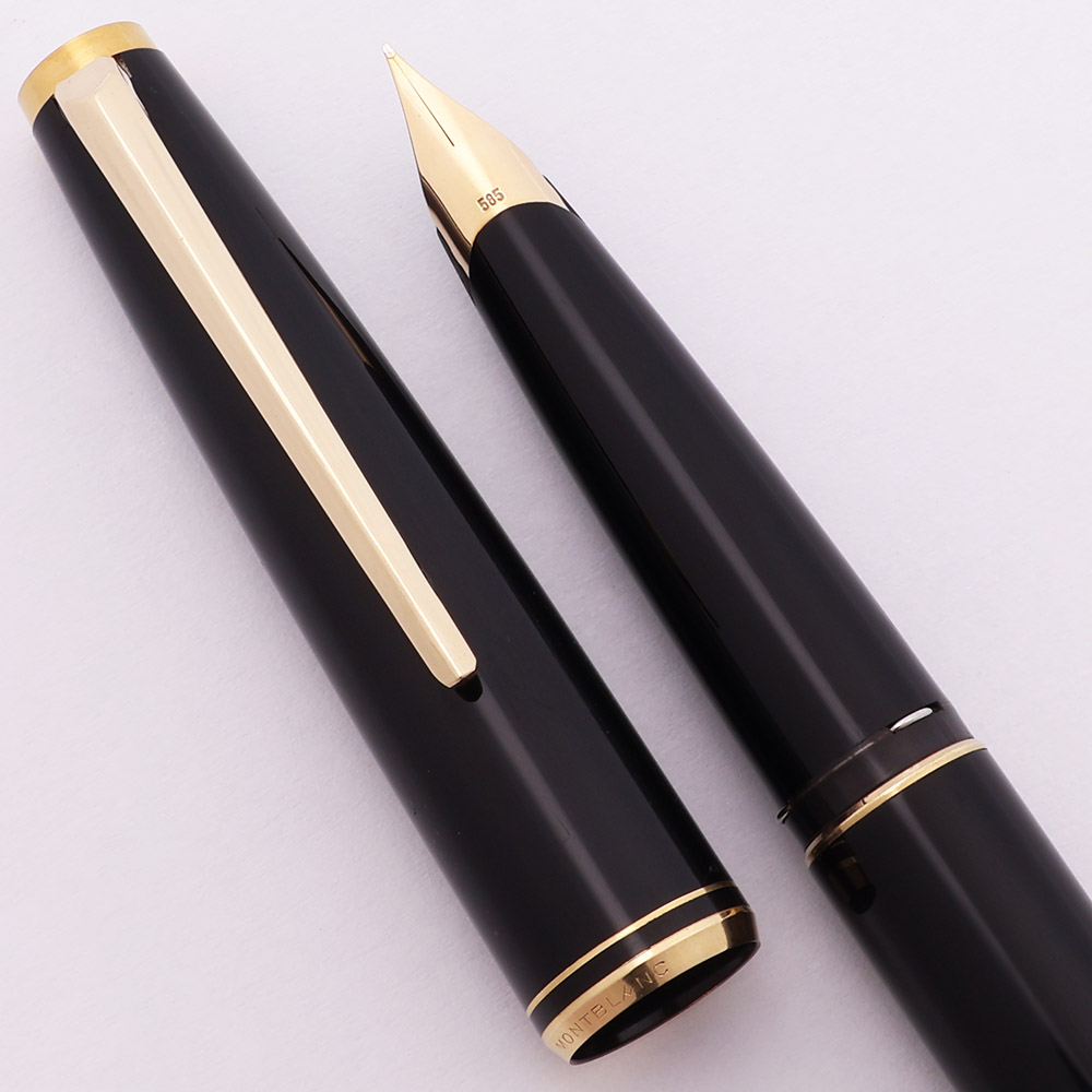 Montblanc 320 (?) Fountain Pen (1970-80s) - Black, Piston Fill